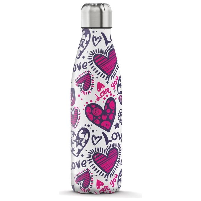 The Steel Bottle Pop 19 Love 500ml Bottiglia Termica Acciaio Inox