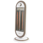 Ardes AR4B01B Tizzo Sand Stufa elettrica a carbonio 2 livelli 900W oscillante per ambienti fino a 30 m³ colore Bianco