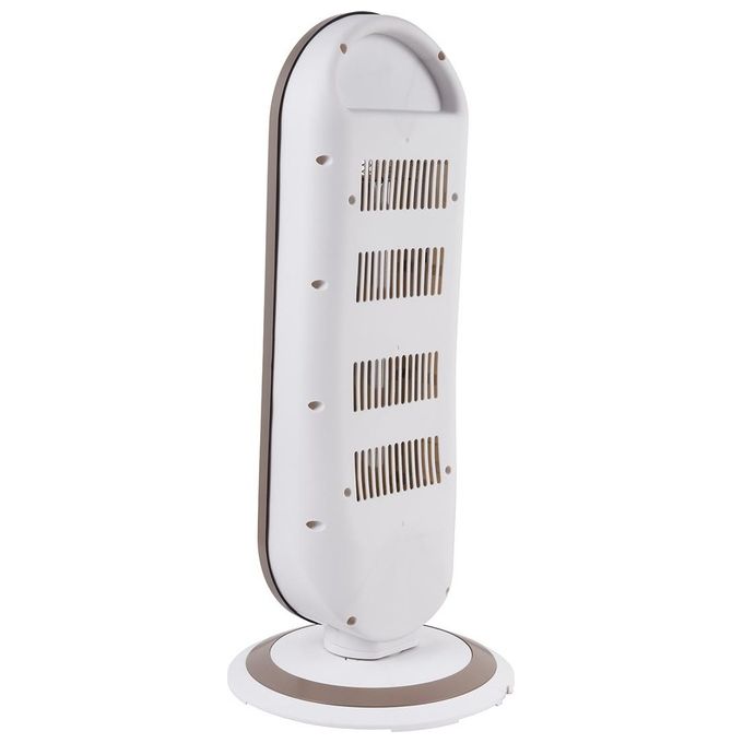 Ardes AR4B01B Tizzo Sand Stufa elettrica a carbonio 2 livelli 900W oscillante per ambienti fino a 30 m³ colore Bianco