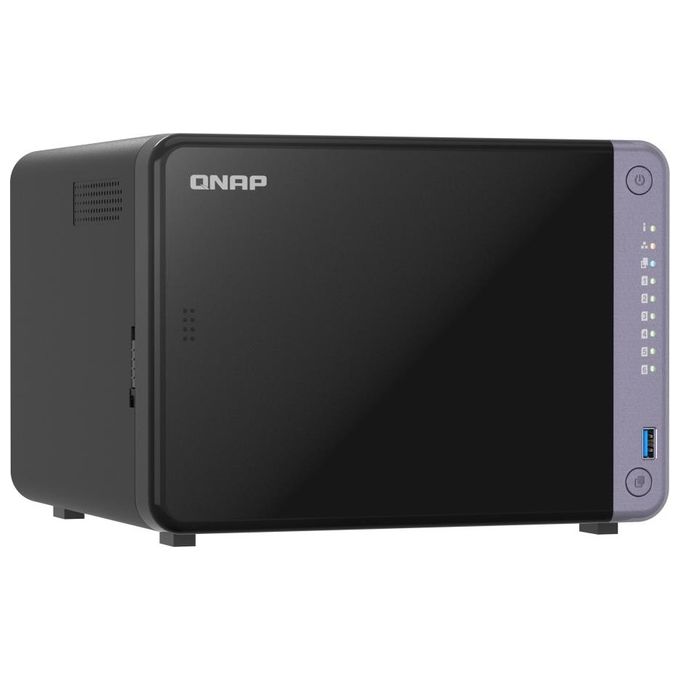 QNAP TS-632X-4G 6-bay 3.5'' desktop NAS AL524 4C 2.0GHz colore Nero