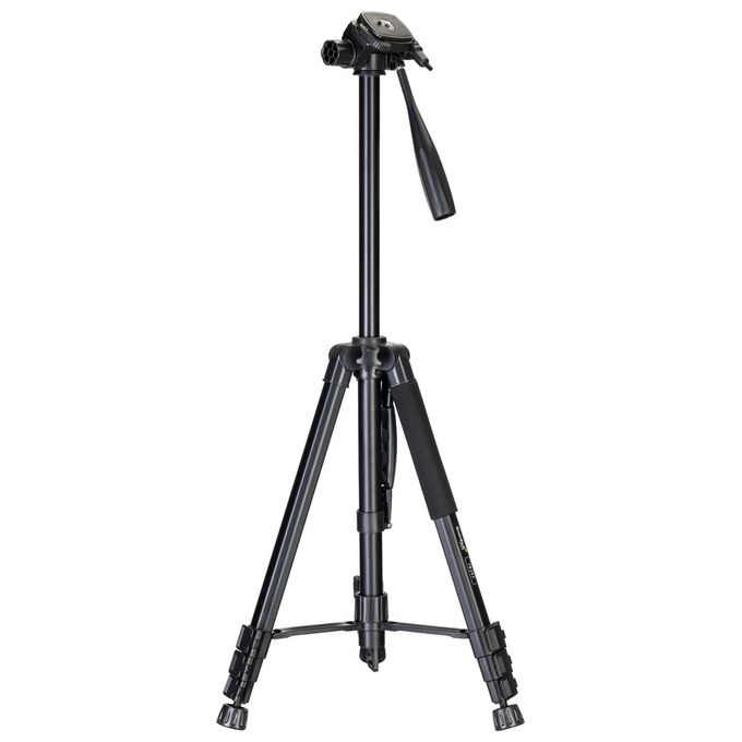 Levenhuk 75282 Level PLUS VT10 Stativo 2 in 1 con Testa Panoramica e Livella a Bolla Altezza 460-1760 mm colore Nero