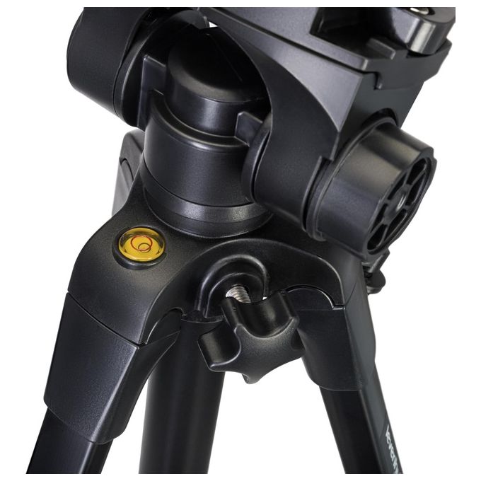 Levenhuk 78394 Level BASE TR20 Treppiede Universale 3 Sezioni Altezza 49 140 cm Carico 5 Kg colore Nero