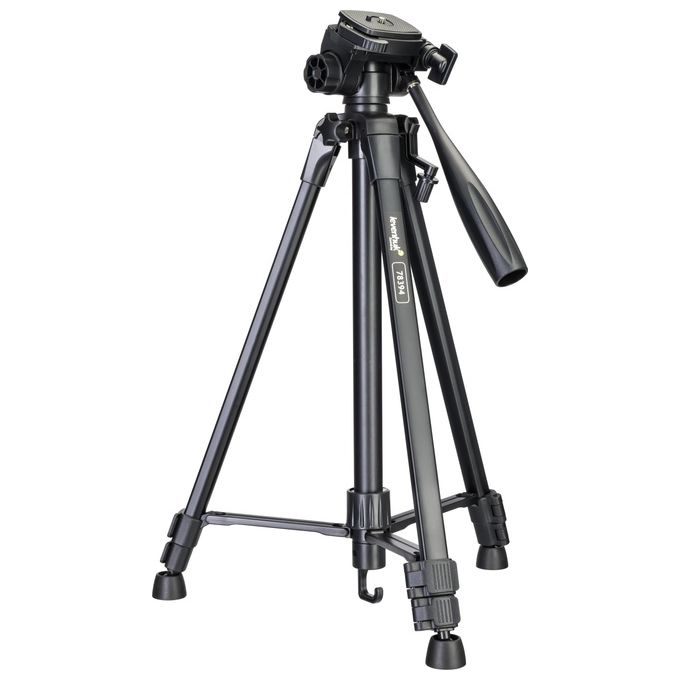 Levenhuk 78394 Level BASE TR20 Treppiede Universale 3 Sezioni Altezza 49 140 cm Carico 5 Kg colore Nero