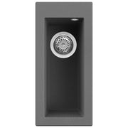 Elleci LKQ05099 Quadra 50 Lavello Keratek 1 Vasca 23 cm Grigio scuro