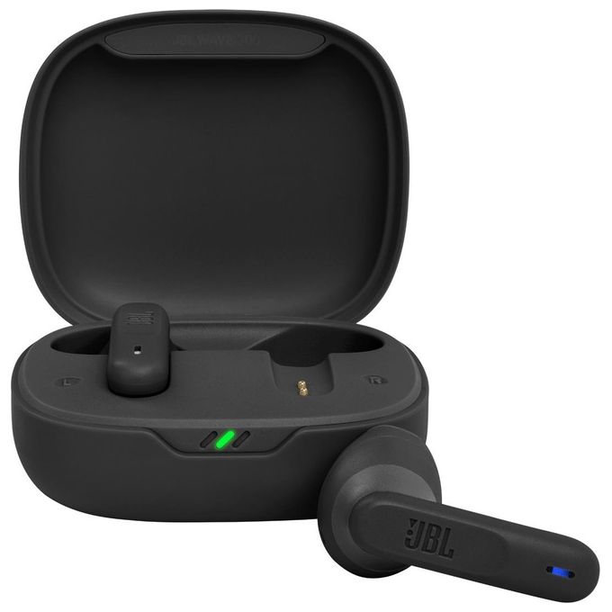 JBL Wave 300 TWS Cuffie In-Ear True Wireless Bluetooth Auricolari senza Fili con Microfono Integrato per Musica Chiamate e Sport Custodia di Ricarica Nero