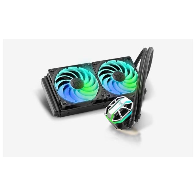 Sapphire 4N005-01-20G-2 Nitro+ S240-A Dissipatore a Liquido AIO ARGB 240 mm 2 Ventole 120 mm colore Nero