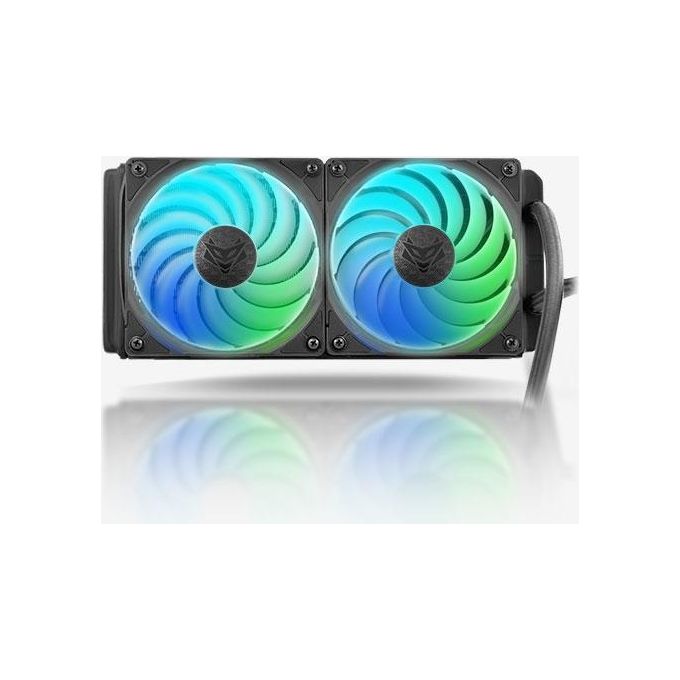 Sapphire 4N005-01-20G-2 Nitro+ S240-A Dissipatore a Liquido AIO ARGB 240 mm 2 Ventole 120 mm colore Nero
