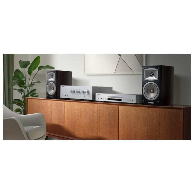Yamaha CD-S303 Lettore CD HiFi DAC 192kHz 24bit Pure Direct USB FLAC MP3 WMA LPCM colore Nero