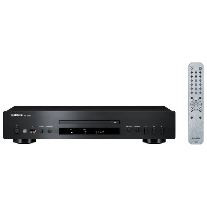 Yamaha CD-S303 Lettore CD HiFi DAC 192kHz 24bit Pure Direct USB FLAC MP3 WMA LPCM colore Nero