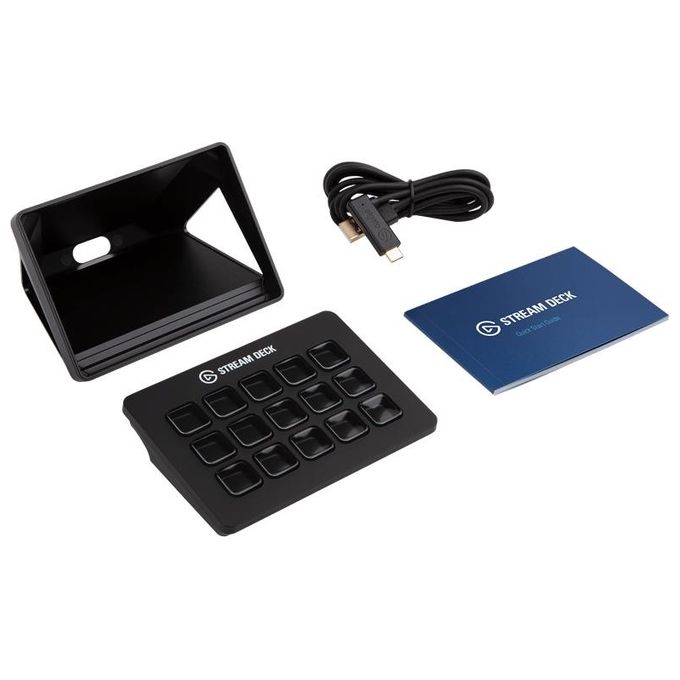 Elgato 10GBA9901 Stream Deck MK.2 Controller da Studio 15 Tasti LCD Programmabili USB colore Nero