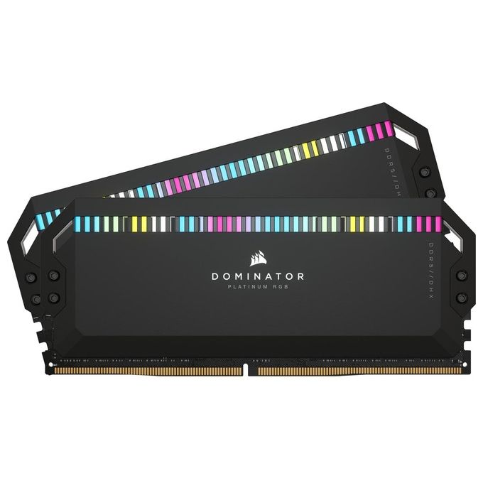 Corsair CMH32GX5M2B6000Z30K Vengeance RGB Memoria RAM 32 GB 2 x 16 GB DDR5 6000 MHz CL30 colore Nero