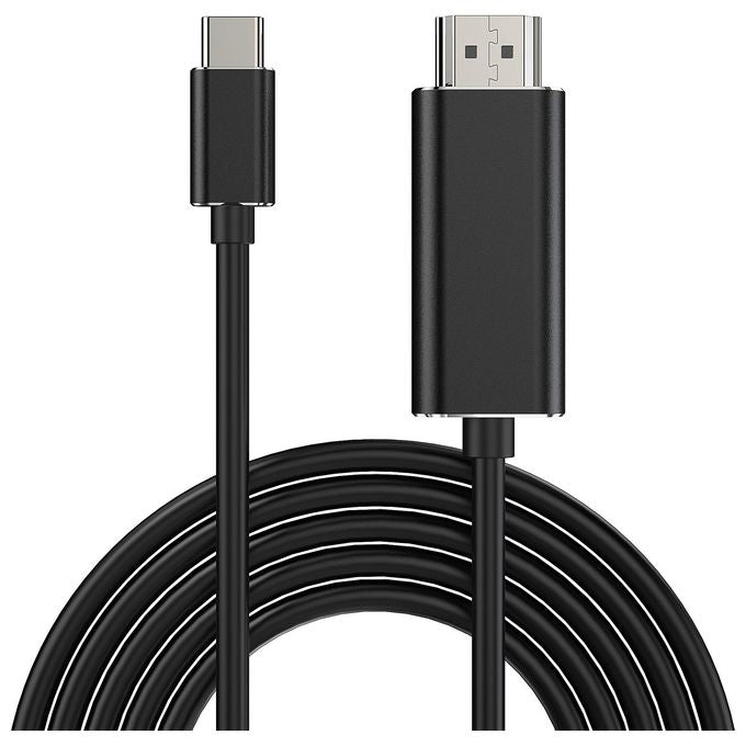 Conceptronic ABBY04B Cavo e Adattatore Video 2mt USB Tipo-C HDMI