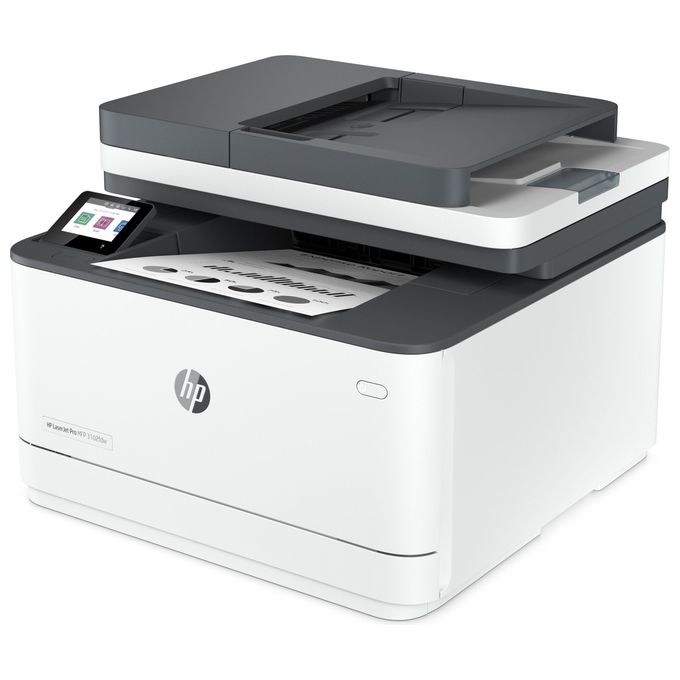 HP 3G630F#B19 LaserJet Pro Stampante Multifunzione Laser Mono A4 33 ppm Wi-Fi LAN Bluetooth ADF Duplex colore Bianco