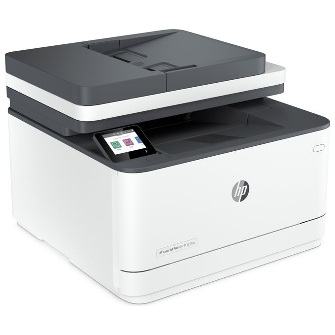 HP 3G630F#B19 LaserJet Pro Stampante Multifunzione Laser Mono A4 33 ppm Wi-Fi LAN Bluetooth ADF Duplex colore Bianco
