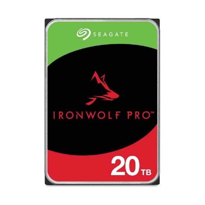 Seagate ST20000NT001 IronWolf Pro Disco Rigido Interno 20 TB 7200 rpm 256 MB 3.5'' colore Nero