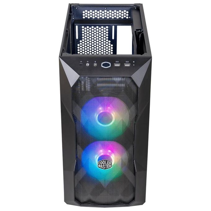 Cooler Master TD300-KGNN-S00 MasterBox TD300 Mesh PC Case Mini Tower micro ATX Mini-ITX ARGB 2x120mm Vetro Temperato colore Nero