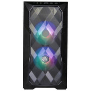 Cooler Master TD300-KGNN-S00 MasterBox TD300 Mesh PC Case Mini Tower micro ATX Mini-ITX ARGB 2x120mm Vetro Temperato colore Nero