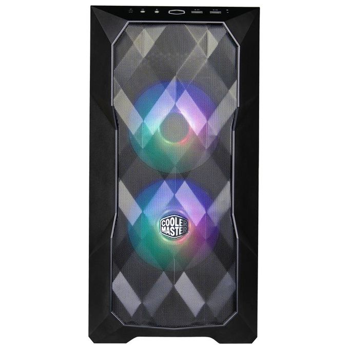 Cooler Master TD300-KGNN-S00 MasterBox TD300 Mesh PC Case Mini Tower micro ATX Mini-ITX ARGB 2x120mm Vetro Temperato colore Nero