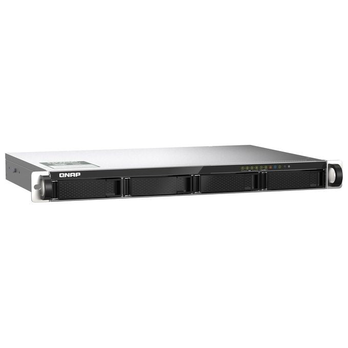 Qnap TS-435XEU-4G NAS Rack 1U 4 Bay Marvell CN9131 Quad Core 4 GB DDR4 2x 10GbE SFP+ 2x 2.5GbE colore Nero