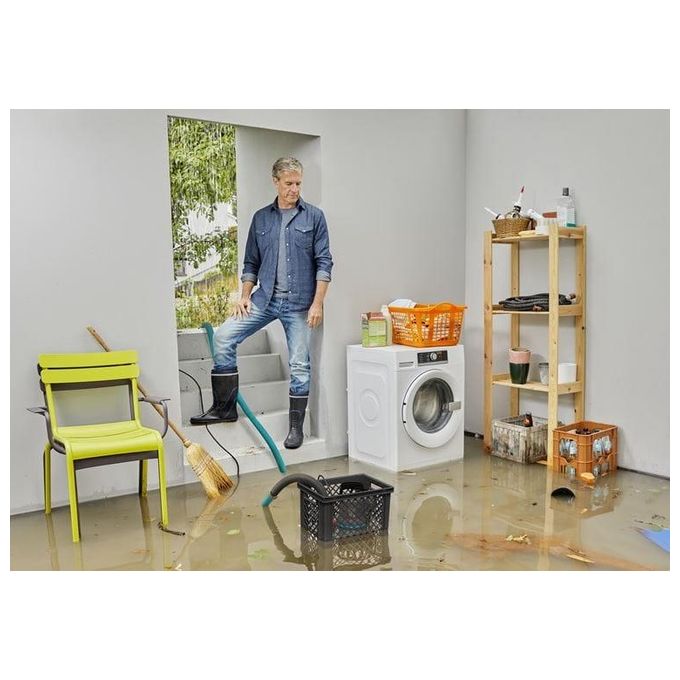 Gardena 9041-20 Flood Set 9000 Pompa di Drenaggio 300 W 9000 l-h 6 m 1 1-2'' IPX8 colore Nero