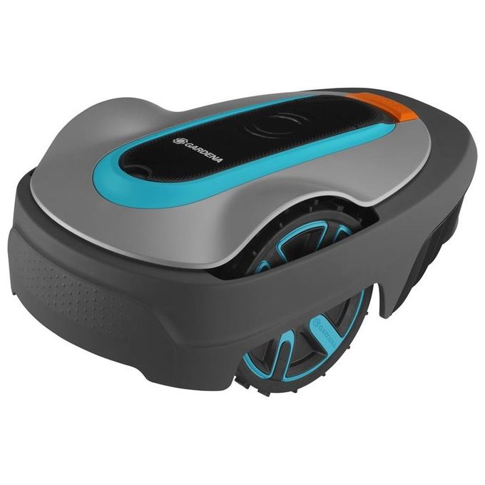 Gardena 15010-20 SILENO city Tagliaerba Robotizzato Superficie fino a 600 m² Larghezza Taglio 16 cm Batteria agli Ioni di Litio Rumorosita' 57 dB colore Nero Blu Grigio