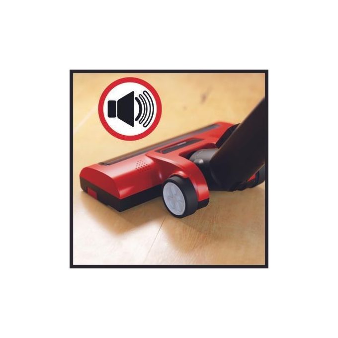 Einhell TE-SV 18 LI-SOLO Aspirapolvere a bastone 2 in 1 Senza sacchetto 0,6 L 18 V modalita' ECO BOOST colore Nero Rosso