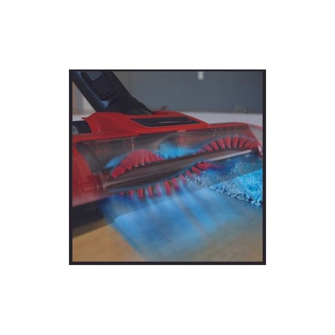 Einhell TE-SV 18 LI-SOLO Aspirapolvere a bastone 2 in 1 Senza sacchetto 0,6 L 18 V modalita' ECO BOOST colore Nero Rosso