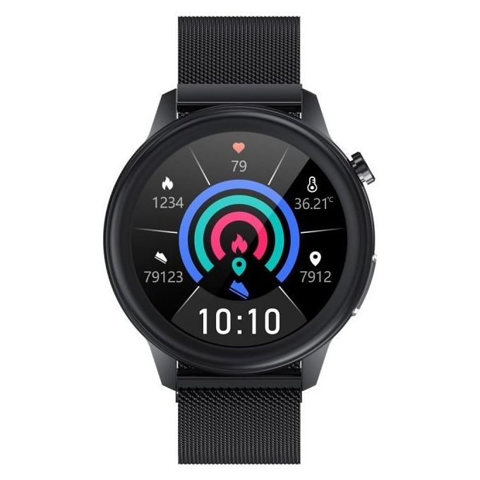 Maxcom FW46 Xenon Smartwatch 1.3'' Display TFT IP67 Bluetooth 4.2 Monitoraggio Salute 14 giorni colore Nero