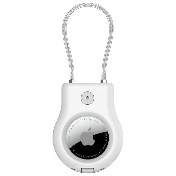 Belkin MSC009BTWH Secure Holder Wire Loop per Apple AirTag Bianco