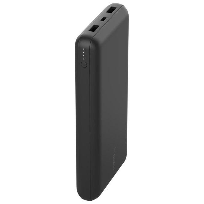 Belkin BPB012BTBK Power Bank 20000 mAh con 2 USB-A 1 USB-C 15 W colore Nero
