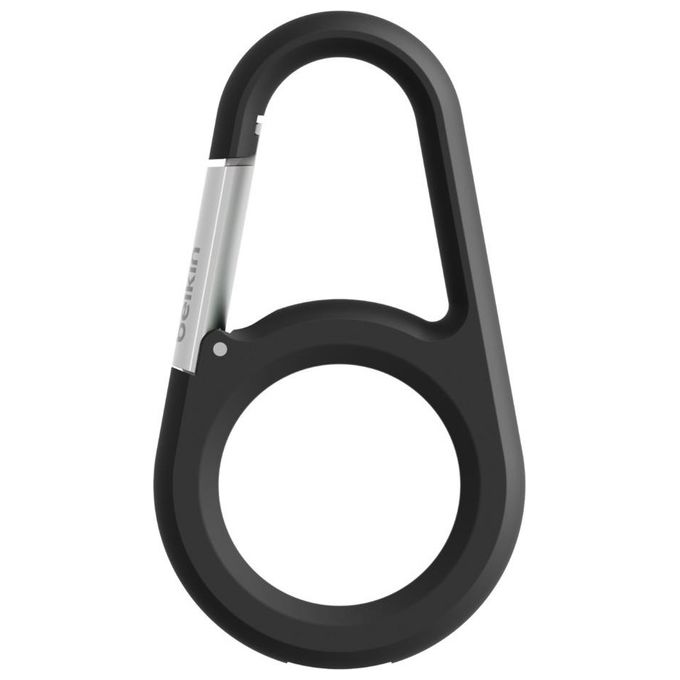 Belkin MSC008BTBK Secure Holder Custodia con Moschettone per Apple AirTag antigraffio colore Nero