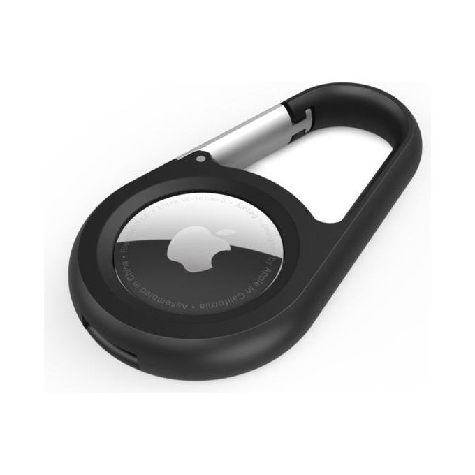 Belkin MSC008BTBK Secure Holder Custodia con Moschettone per Apple AirTag antigraffio colore Nero