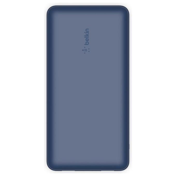 Belkin BPB012 BoostCharge Power Bank 20000 mAh 3 Porte USB-C USB-A 15W con Cavo incluso colore Blu