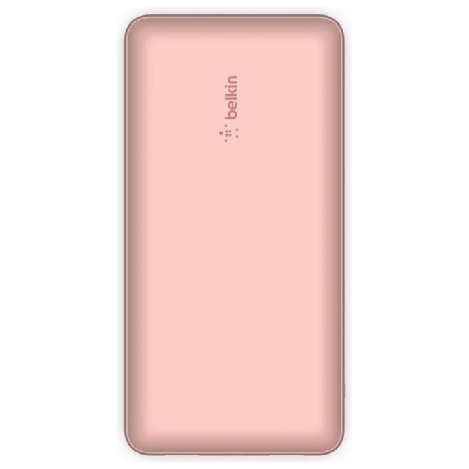 Belkin BPB012BTRG Powerbank 20000 mAh 15 W 3 Porte USB (2 USB-A 1 USB-C) Cavo Incluso colore Rose Gold