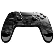 Gioteck VX4PS4-33-MU VX-4 Gamepad Wireless per PC e PlayStation 4 con Connessione Bluetooth Durata Batteria 12 Ore colore Mimetico Grigio