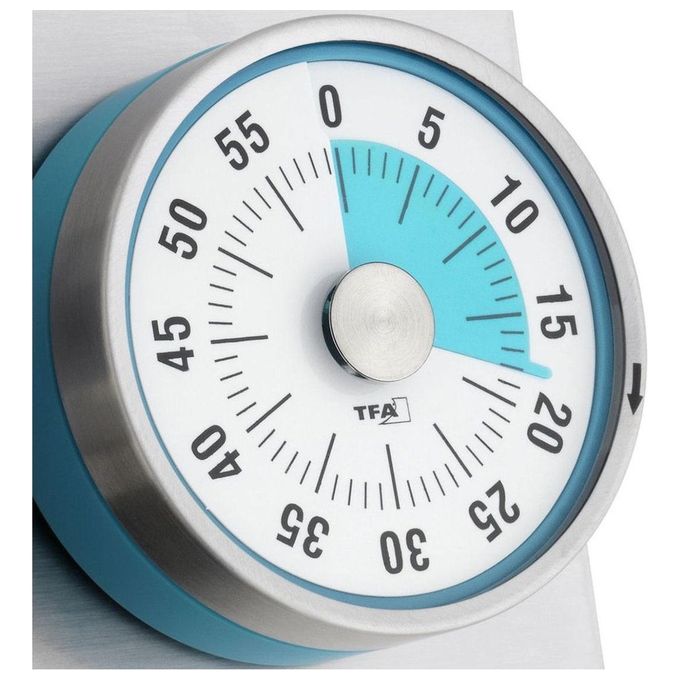 TFA Dostmann 38.1028.20 Timer da Cucina Turchese Puck
