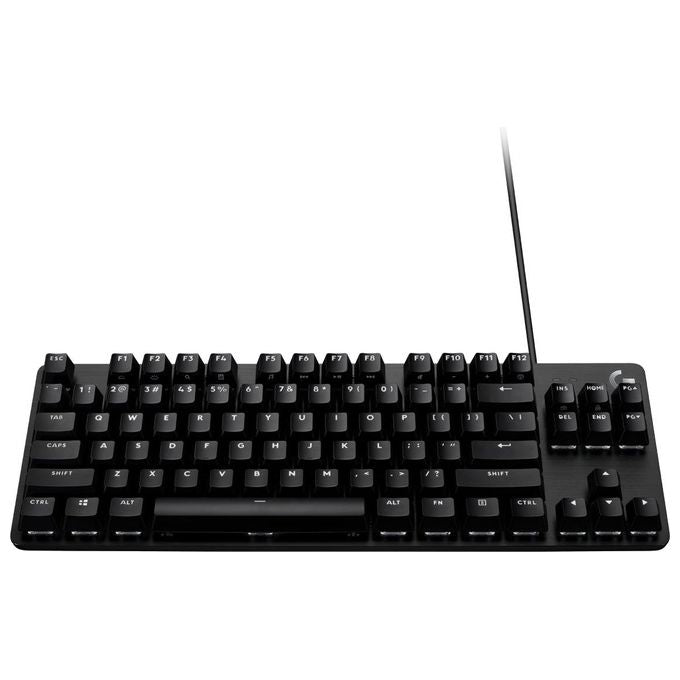 Logitech G 920-010808 G413 TKL SE Tastiera Gaming Meccanica Switch Tattili PBT Alluminio LED Bianco Anti-Ghosting 6-Tasti USB 1,8 m colore Nero