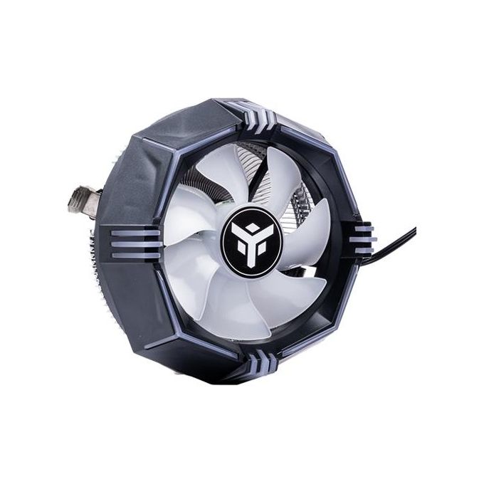 Itek ICY-4LPR Dissipatore CPU Low Profile 65W TDP Ventola 13,5 cm RGB Rainbow Socket Universale Intel AMD colore Nero