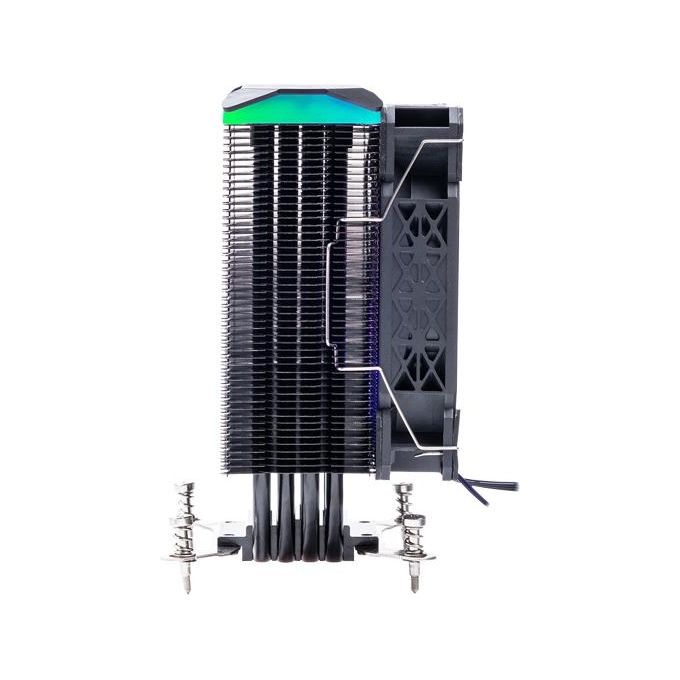 Itek ITACI4HLA Dissipatore CPU ad Aria 150W TDP 4 Heat Pipes 12 cm ARGB colore Nero