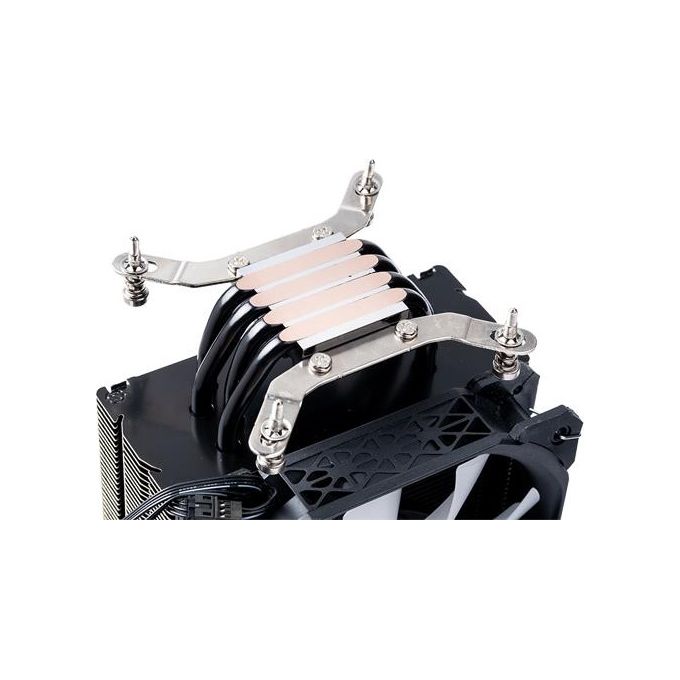 Itek ITACI4HLA Dissipatore CPU ad Aria 150W TDP 4 Heat Pipes 12 cm ARGB colore Nero