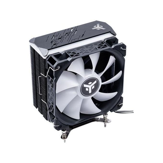 Itek ITACI4HLA Dissipatore CPU ad Aria 150W TDP 4 Heat Pipes 12 cm ARGB colore Nero