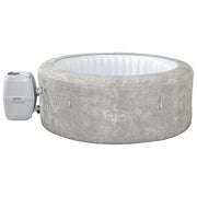 Bestway 60065 Minipiscina idromassaggio gonfiabile Zurich AirJet con EnergySense Capacita' 669 L per 4 persone 120 bocchette AirJet DuraPlus a 3 strati colore Grigio