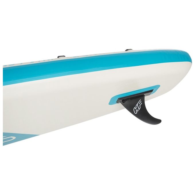 Bestway 65363 Hydro-Force Panorama Tavola Stand up paddle (SUP) gonfiabile con finestra panoramica 340 x 89 x 15 cm colore Ciano