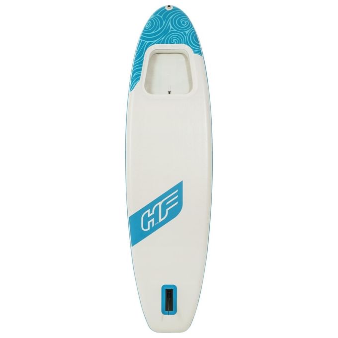 Bestway 65363 Hydro-Force Panorama Tavola Stand up paddle (SUP) gonfiabile con finestra panoramica 340 x 89 x 15 cm colore Ciano