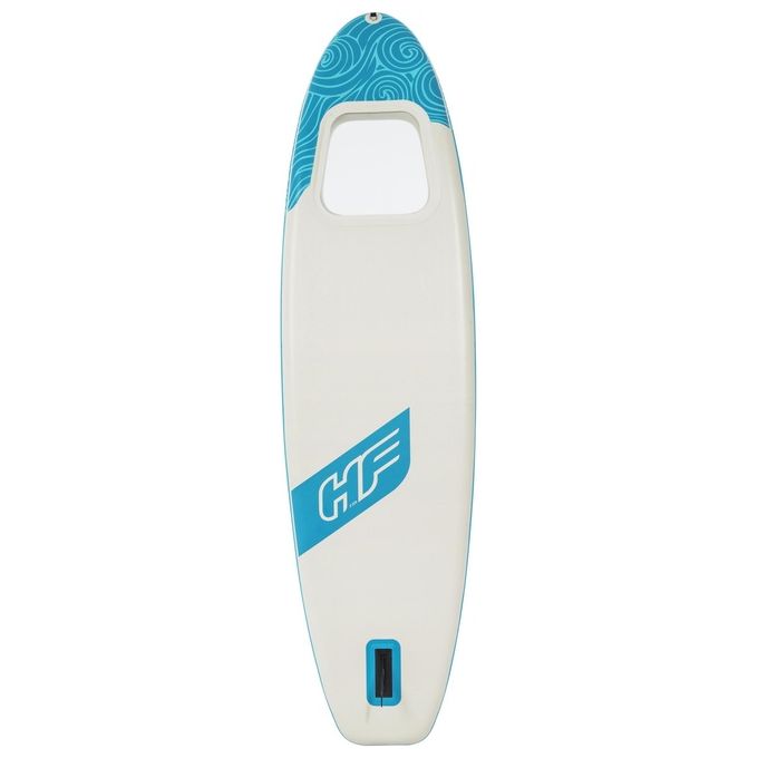 Bestway 65363 Hydro-Force Panorama Tavola Stand up paddle (SUP) gonfiabile con finestra panoramica 340 x 89 x 15 cm colore Ciano