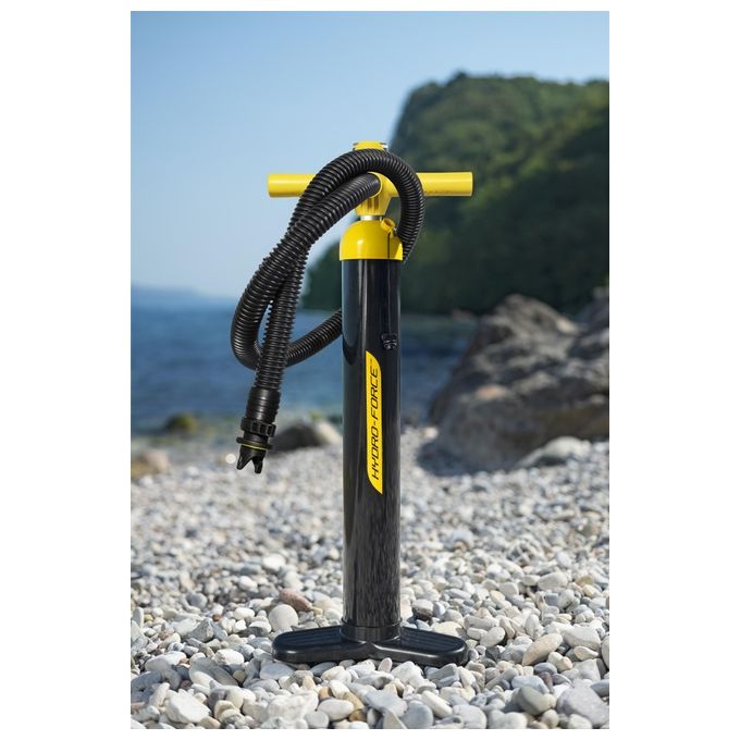Bestway 65363 Hydro-Force Panorama Tavola Stand up paddle (SUP) gonfiabile con finestra panoramica 340 x 89 x 15 cm colore Ciano