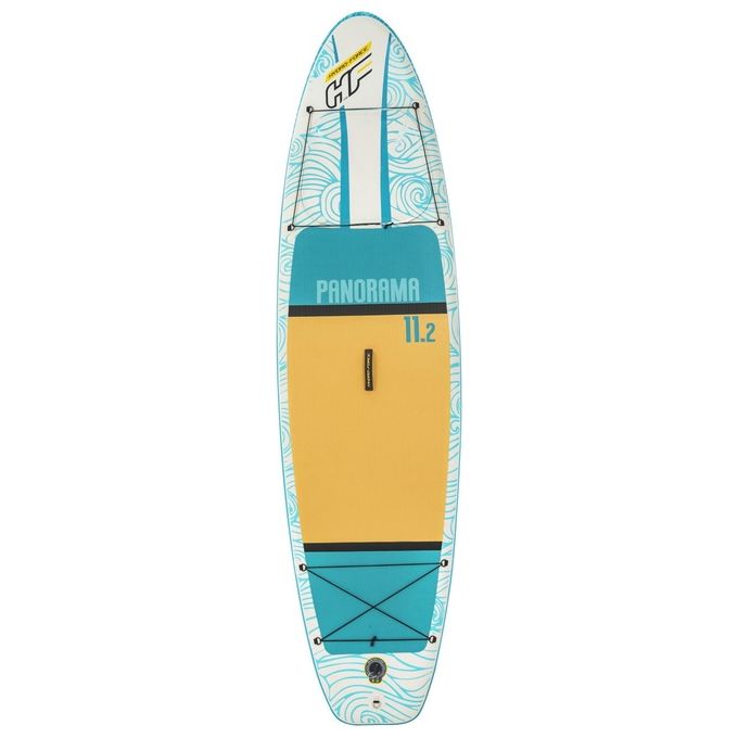 Bestway 65363 Hydro-Force Panorama Tavola Stand up paddle (SUP) gonfiabile con finestra panoramica 340 x 89 x 15 cm colore Ciano