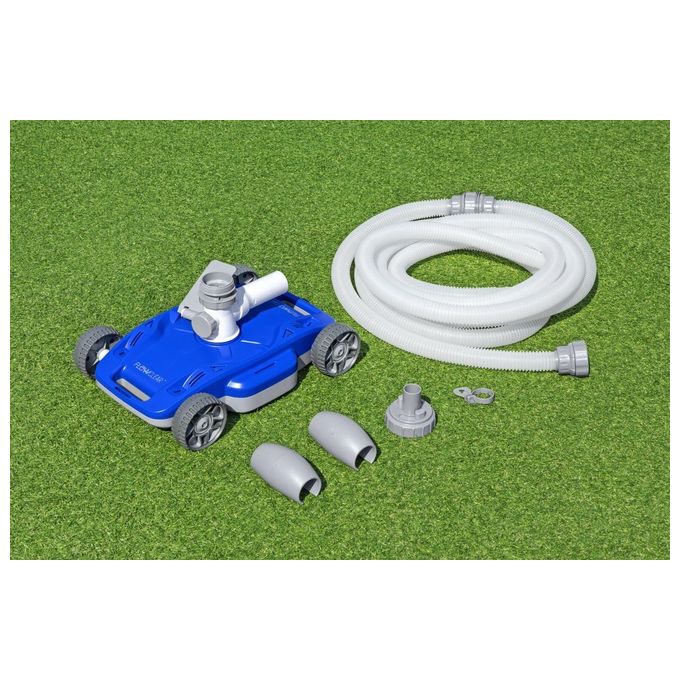 Bestway 58665 Flowclear AquaDrift Pulitore Automatico per Piscina Idraulico fino a 6.70 m portata 5678 12113 L-h colore Multicolore