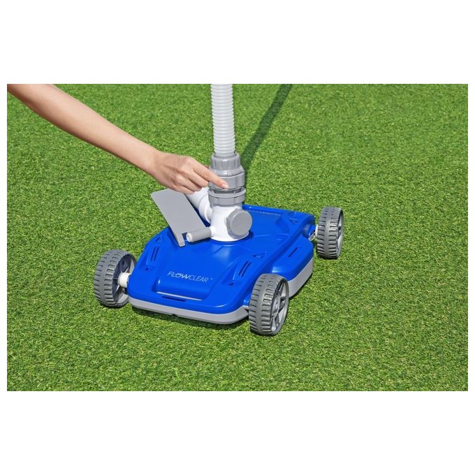 Bestway 58665 Flowclear AquaDrift Pulitore Automatico per Piscina Idraulico fino a 6.70 m portata 5678 12113 L-h colore Multicolore