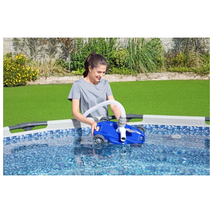 Bestway 58665 Flowclear AquaDrift Pulitore Automatico per Piscina Idraulico fino a 6.70 m portata 5678 12113 L-h colore Multicolore